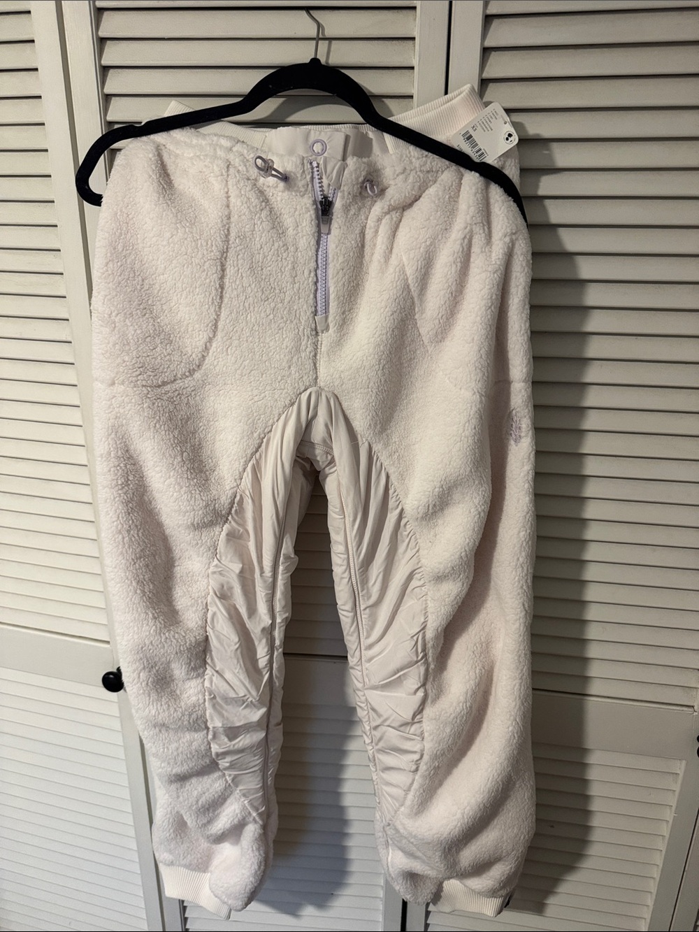 Women’s free people movement Cozy Fleece Snow Pants in Off-White